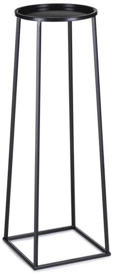 Suport pentru flori LOFT 70x24 cm negru