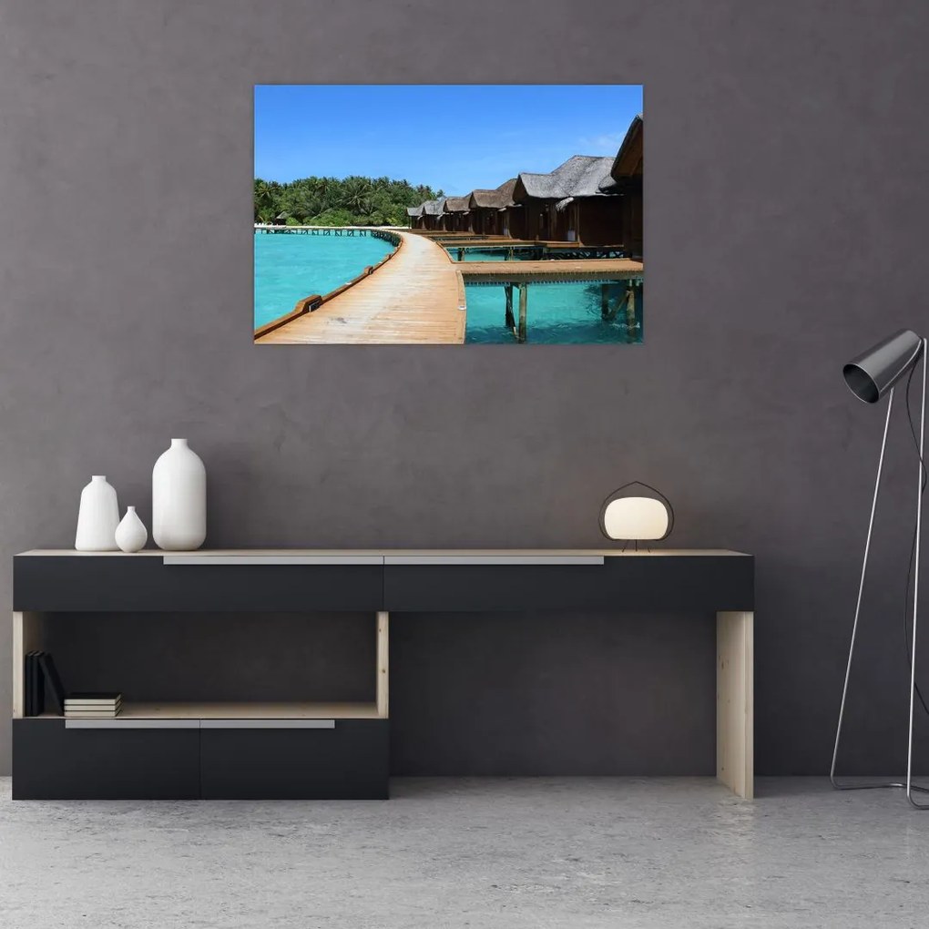 Tablou cu Maledive (90x60 cm)