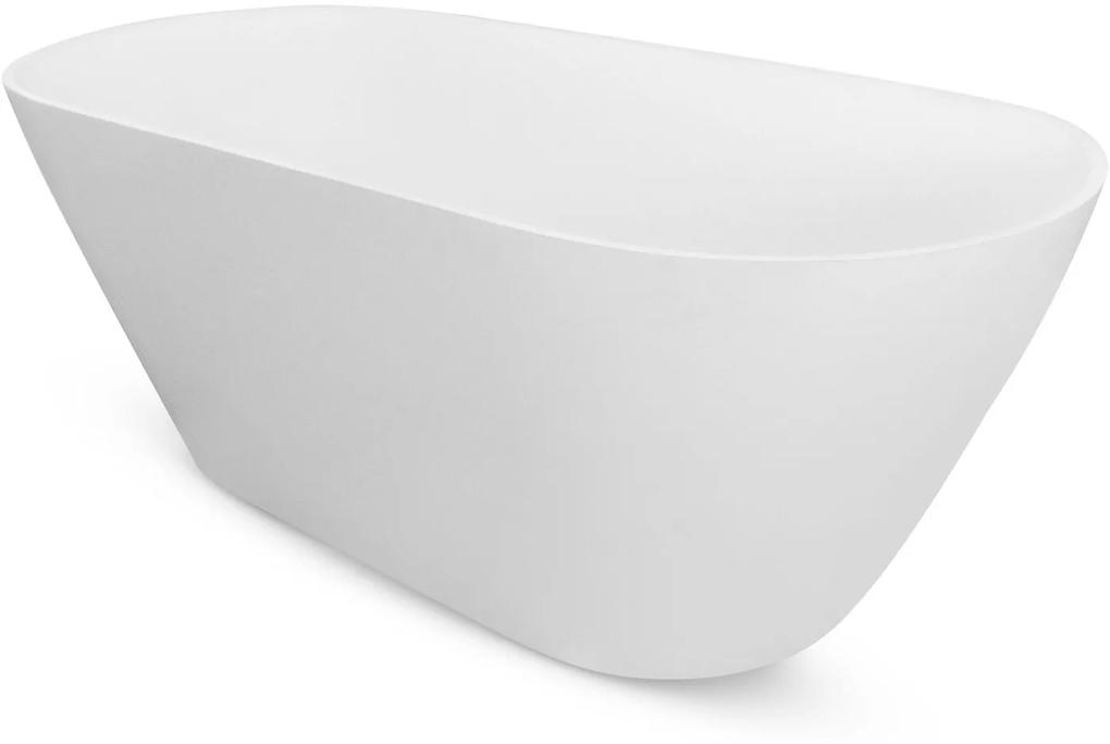 Besco Moya cadă freestanding 160x68 cm ovală alb #WMD-160-MKW