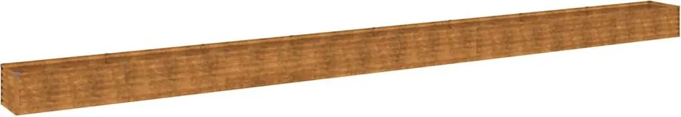 vidaXL Strat înălțat de grădină, 770x50x36 cm, oțel corten