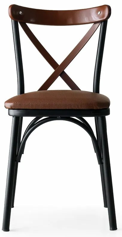Set de scaune de sufragerie Ekol Brown, 4 buc.
