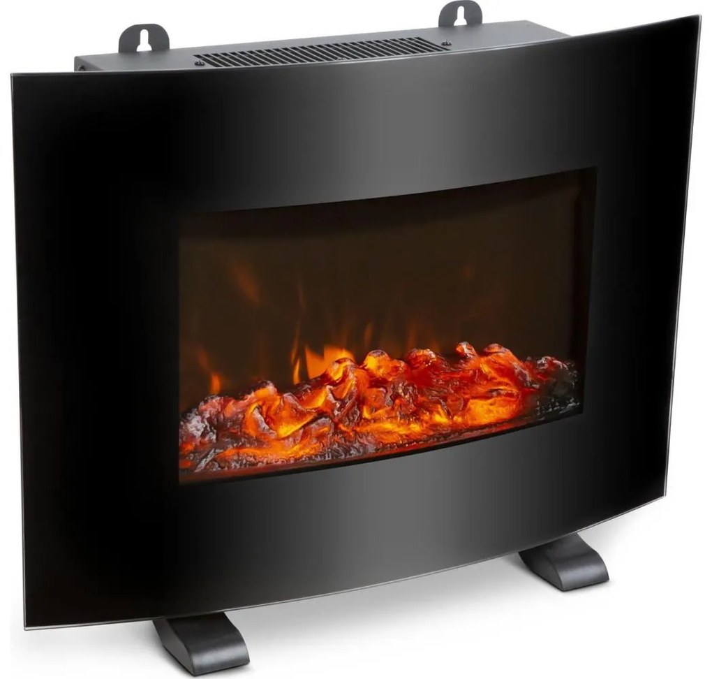 Șemineu electric LED cu încălzire LED/2000W/230V + telecomandă