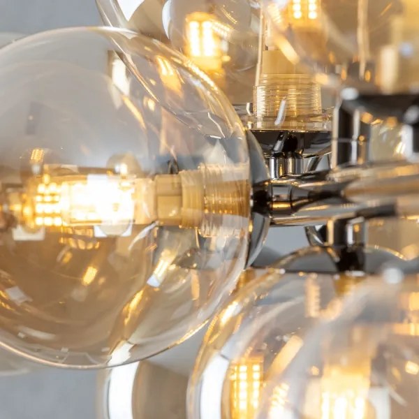 Lustră LED pe cablu Brilagi MILLA 10xG9/3W/230V crom lucios/auriu