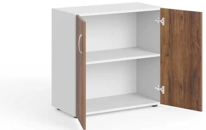 Dulap scurt Manager 79,9 x 42,2 x 80 cm, nuca warmia / alb