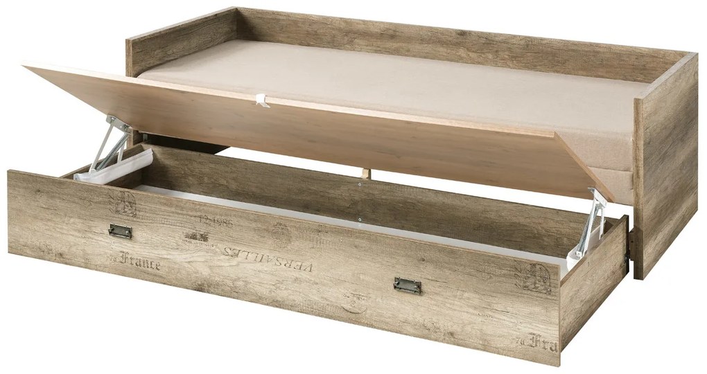 Pat extensibil 80 până la 160 cm Malcolm LOZ/80/160. Promo -18%. 798477