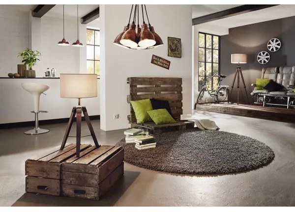 Eglo 49494 - Candelabru PRIDDY 1, 7 x E27, 60 W, 230 V