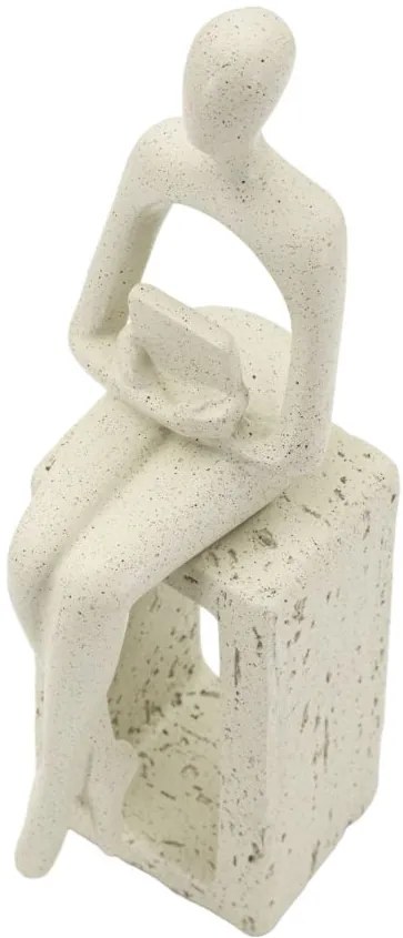 Mauro Ferretti Statueta Decorativa Cm 8,5X6,5X22 | Aosom Romania