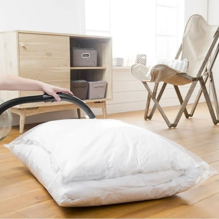 Set saci de depozitare Compactor Bag 55 x 90 cm, 2 buc, transparent