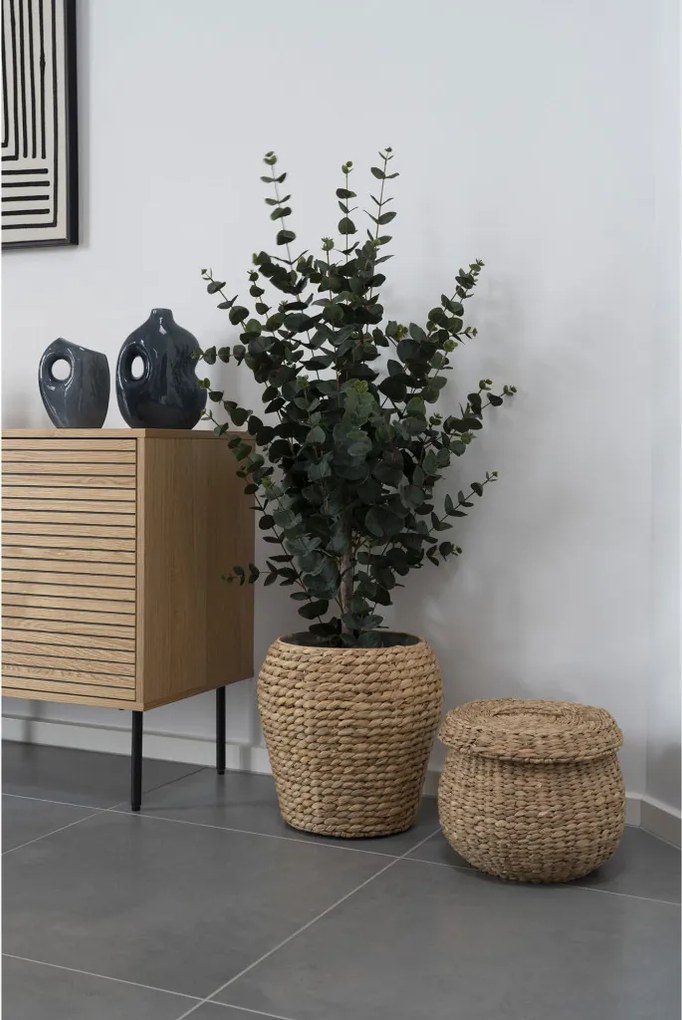 Planta artificiala copac eucalipt, verde 120 cm