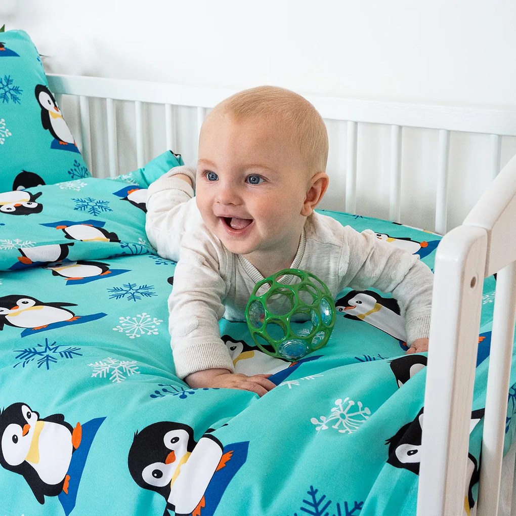 Lenjerie de pat din bumbac pentru copii 4Home Arctic Friends, 100 x 135 cm, 40 x 60 cm, 100 x 135 cm, 40 x 60 cm