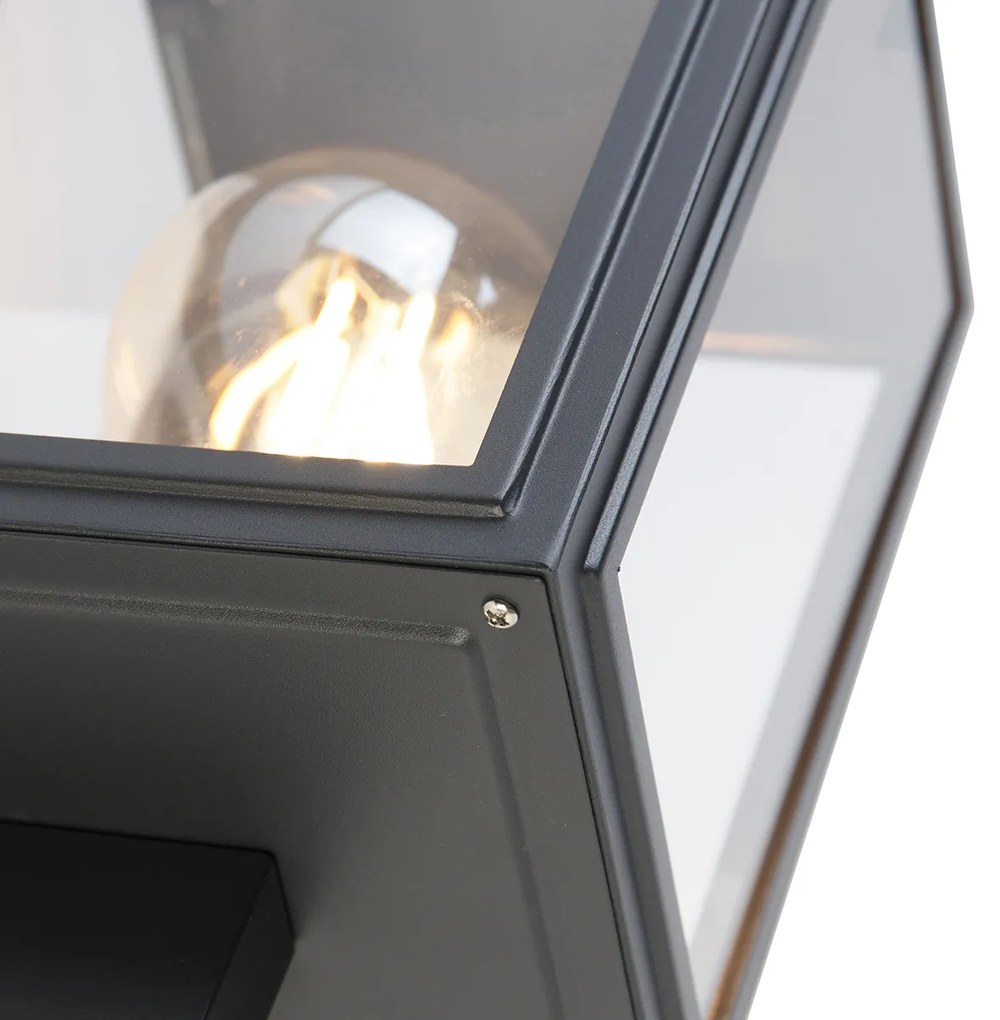 Lampă de perete inteligentă gri, inclusiv bec inteligent G95 - Sutton Up