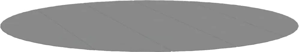 vidaXL Acoperire geotextil piscină, gri deschis, Ø550 cm, poliester