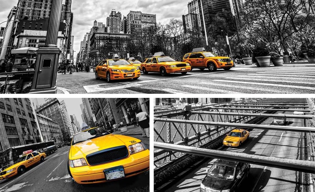 Fototapet - Taxiu galben - colaj (152,5x104 cm)