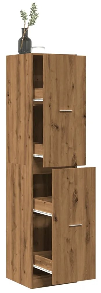 vidaXL Dulap farmacie, stejar artizanal, 40x41x174,5cm, lemn prelucrat