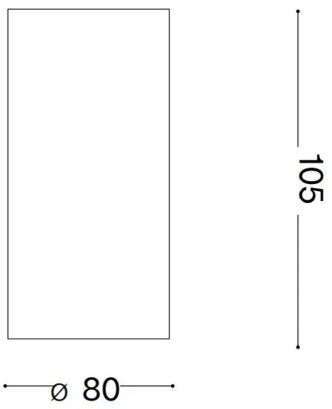 Spot LED Ideal Lux NITRO LED/10W/230V negru