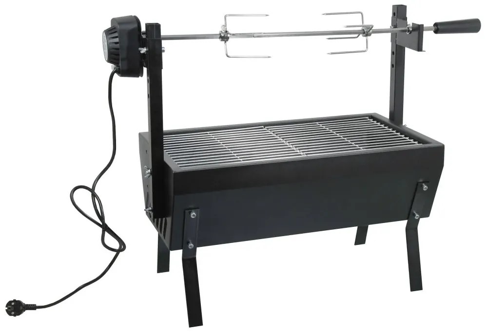 Grătar BARBECUE 60 cm, cu motor, 230 V