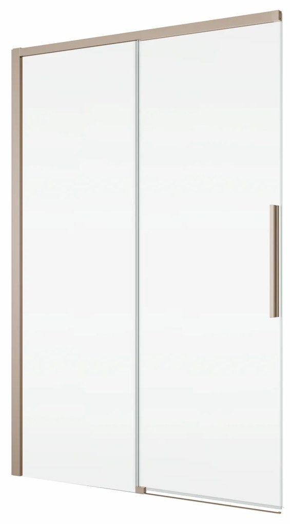 Usa culisanta de dus in nisa, 1600 mm, champagne metal, doua elemente, Ronal Oriana Champagne metal, 1600 mm