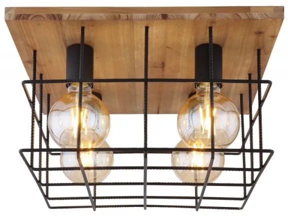 Lustră aplicată MERRIL 4xE27/60W/230V Globo 15530-4D