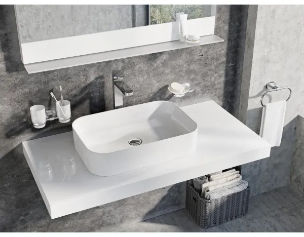 Ravak XJX01155002 - Lavoar pentru blat CERAMIC SLIM 55x37 cm ceramică/alb