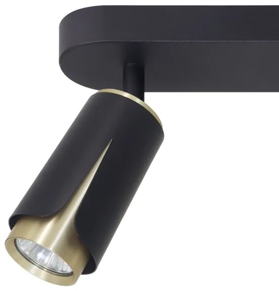 Spot FLOWER 3xGU10/8W/230V negru