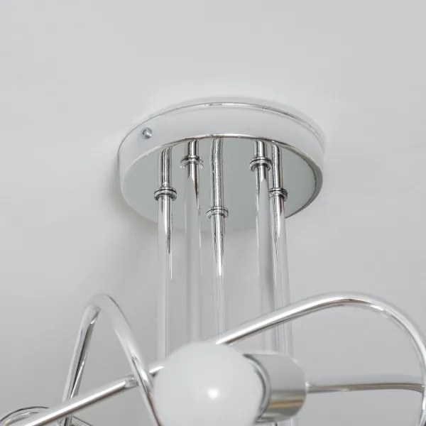 Lustră aplicată OXFORD 5xE27/15W/230V crom lucios