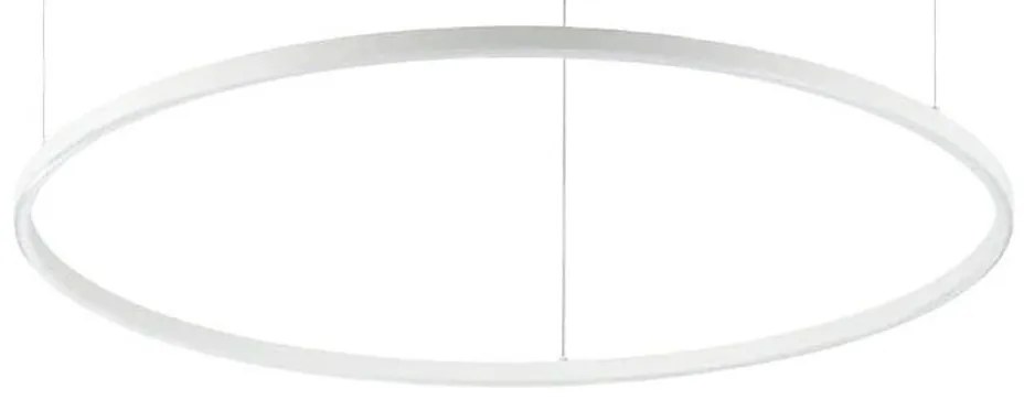 Ideal Lux - Lustră LED suspendată pe cablu ORACLE SLIM, 42W, 230V, 3000K, Ø 90 cm, alb