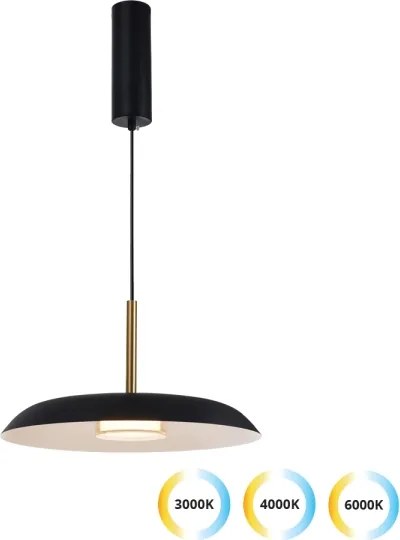 Lustru LED pe cablu NUDO LED/11W/230V 3000/4000/6000K negru
