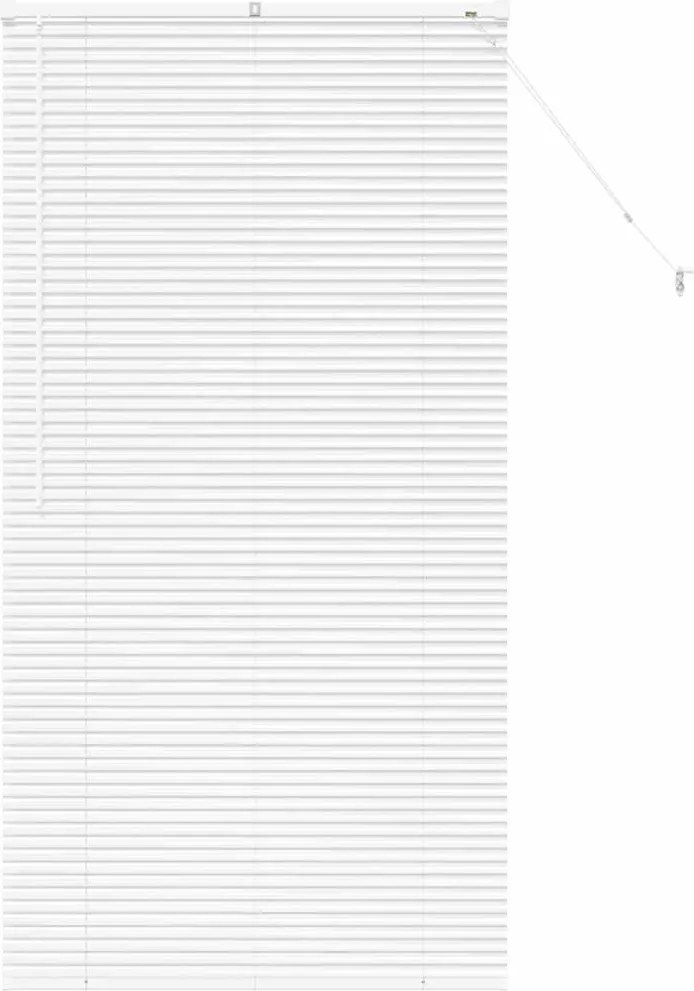 vidaXL Jaluzele venetiene Manual Alb 175 x 85 cm Aluminiu