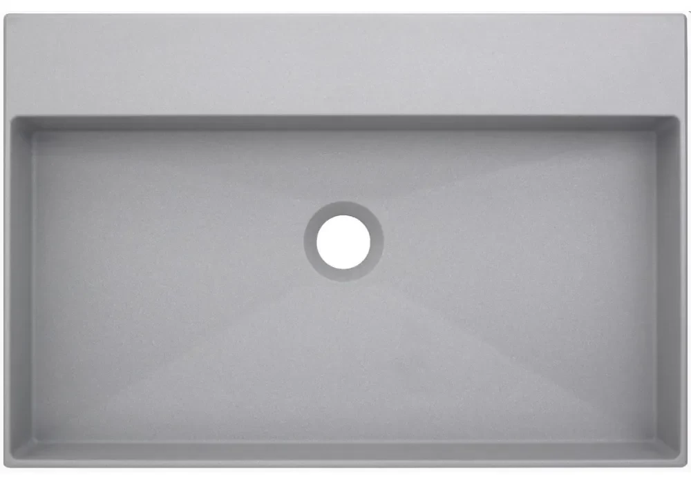 Lavoar pe blat Deante Correo gri-metalic 40x60cm