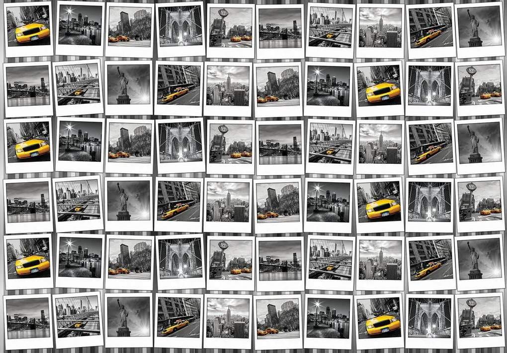 Fototapet - Fotografii din New York (254x184 cm)