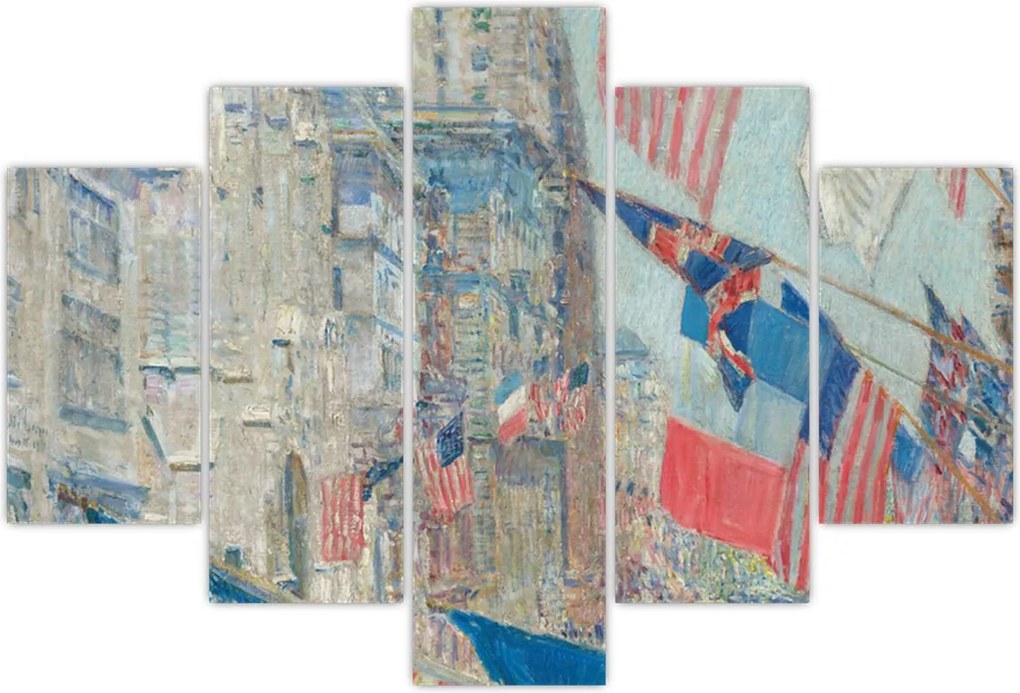 Tablou - Childe Hassam, Allies day, reproducere (150x105 cm)