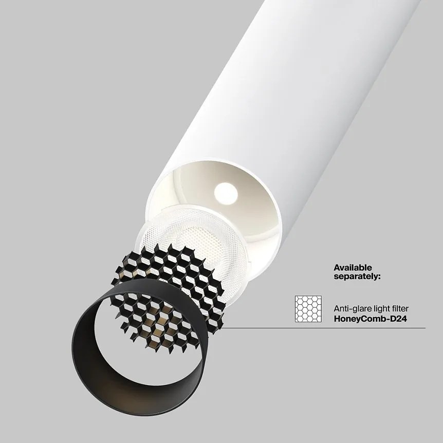 Spot LED incastrabil rotativ retractabil Focus T alb