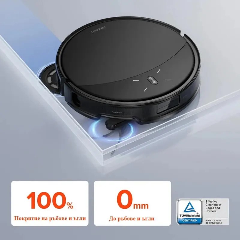 Aspirator robotic cu AI Roborock Saros 10, 65W, 22000 Pa, 270 ml, SMART, Curățare uscată și umedă, LiDAR, StarSight, 180 min autonomie, Negru