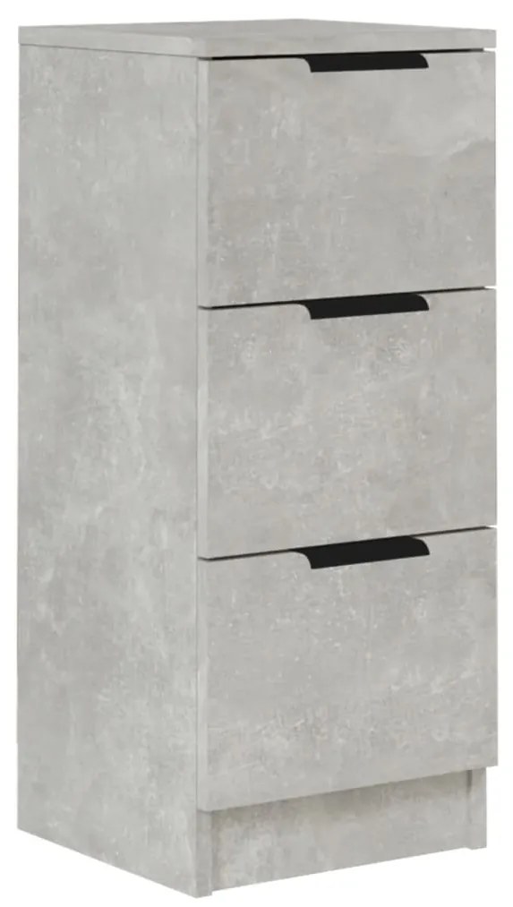811159 vidaXL Dulap, gri beton, 30x30x70 cm, lemn compozit