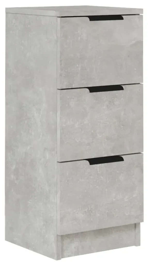 811159 vidaXL Dulap, gri beton, 30x30x70 cm, lemn compozit