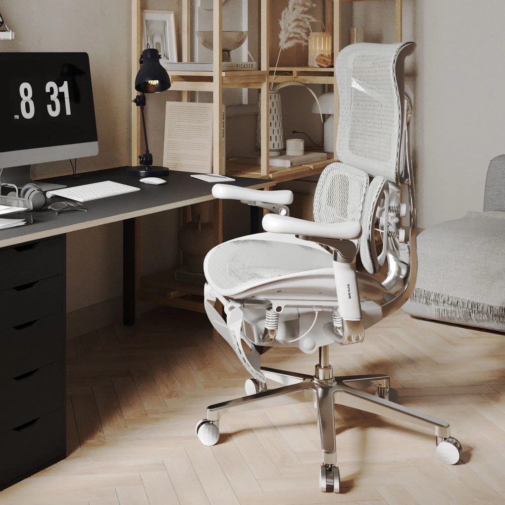 Scaun de birou BRAVE V-Kinetic: gri