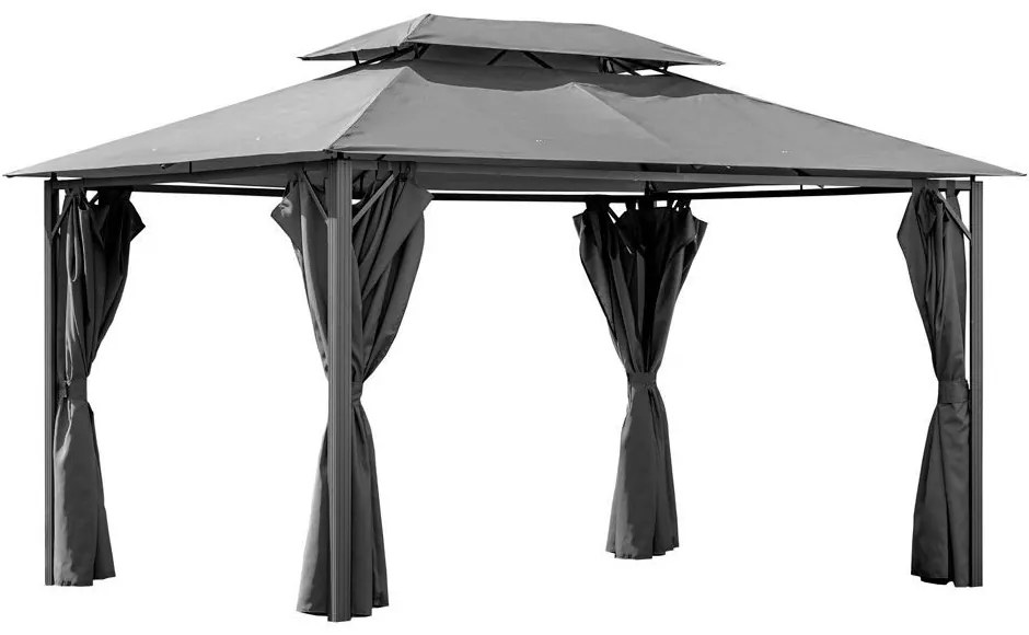 Foișor de grădină Tino 3x4 grafit