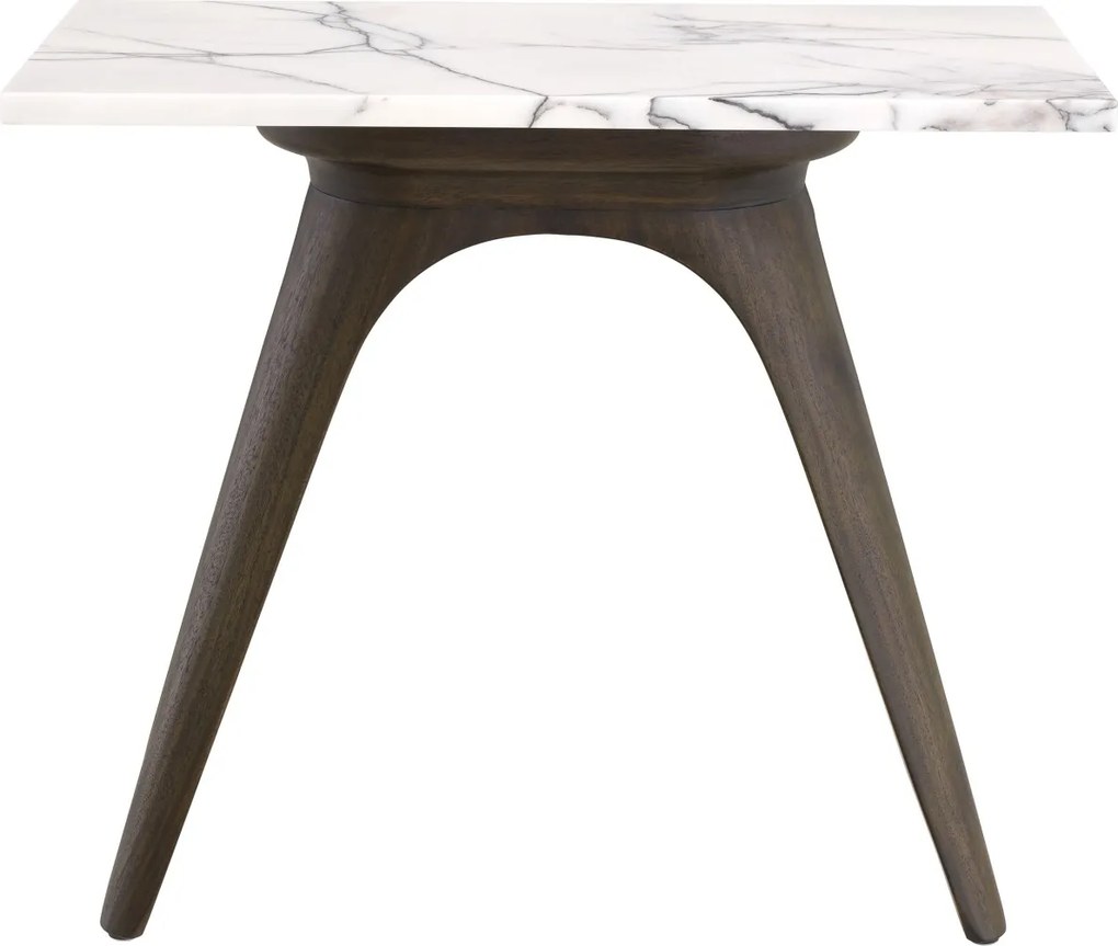 Masuta laterala design LUX cu blat din marmura italiana Borre 60x30cm