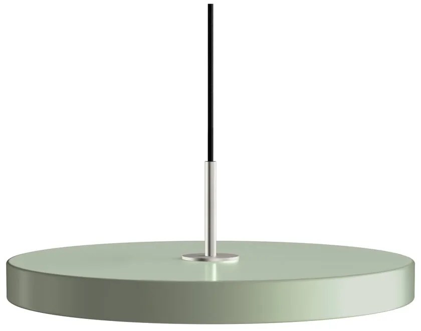 Lustră verde-deschis LED cu abajur din metal ø 43 cm Asteria Medium – UMAGE