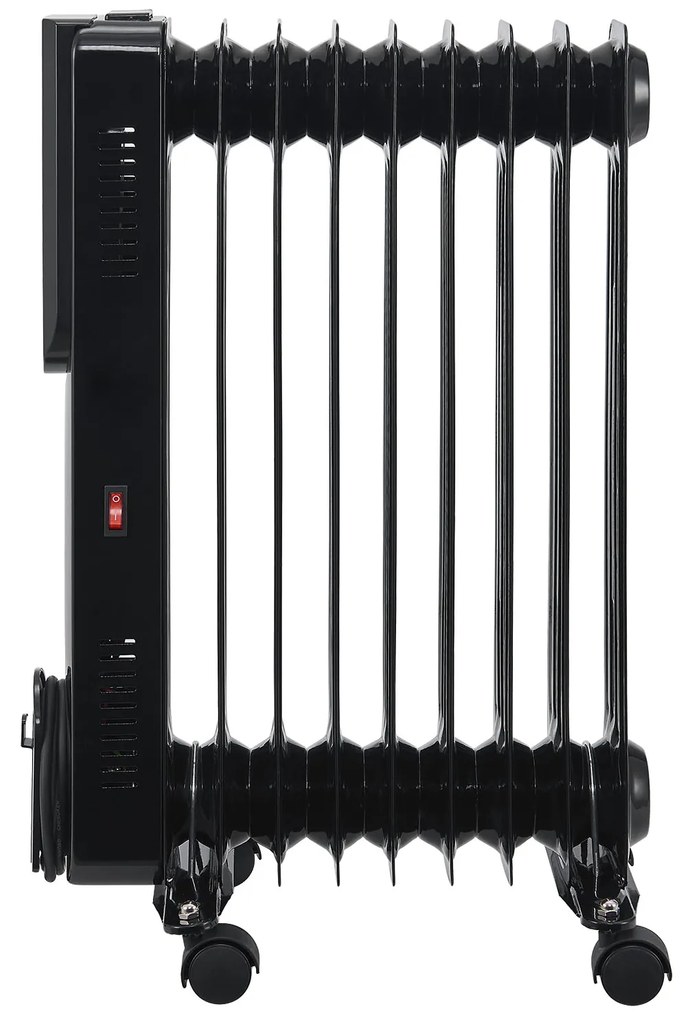 Radiator ulei OH120BL3 cu termostat si display LED, 2000W negru