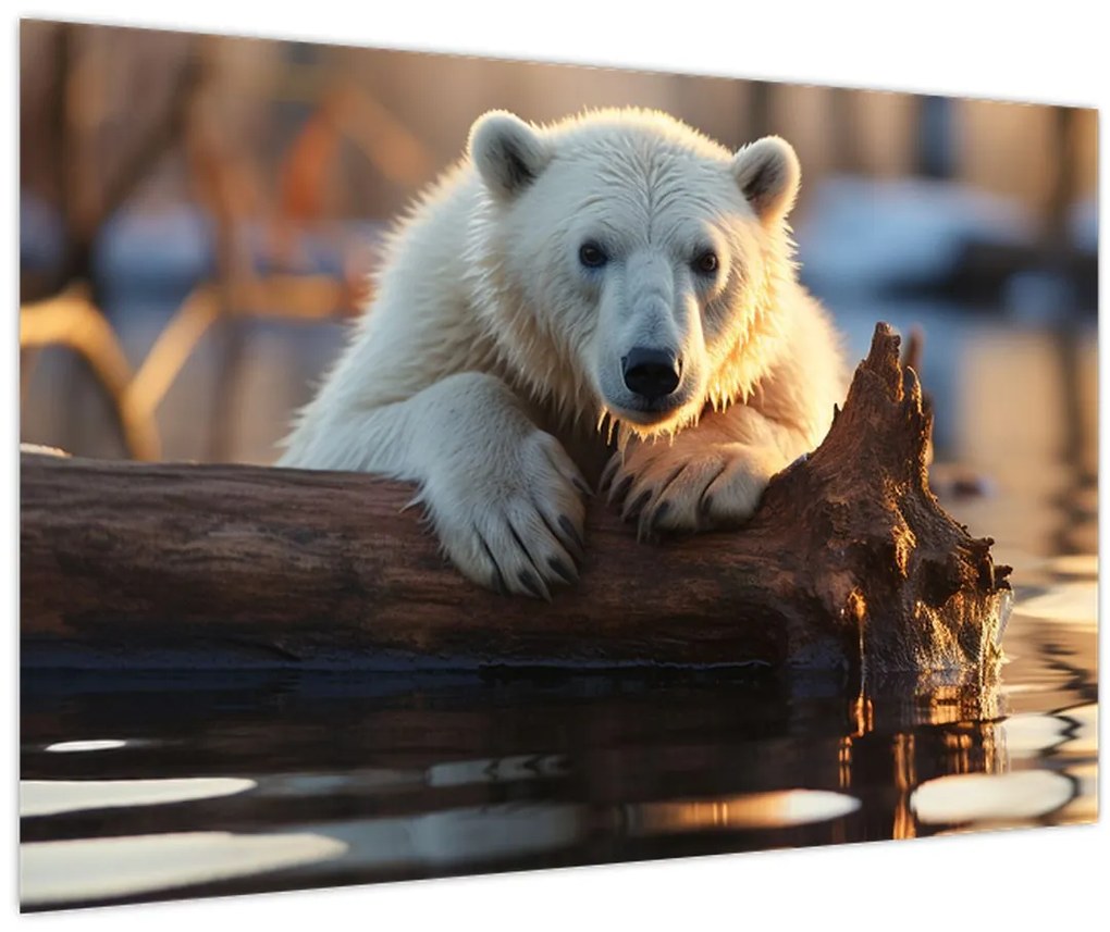 Tablou - Ursul polar (90x60 cm)