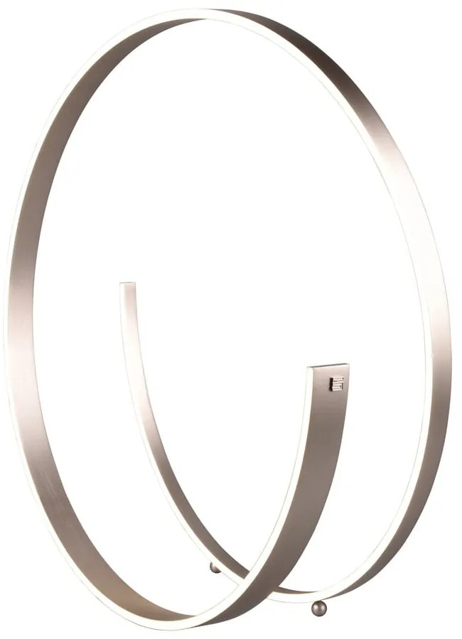 Lampadar gri LED cu control vocal/cu control prin aplicații mobile cu abajur din metal (înălțime 75 cm) Cinardi – CINQUE