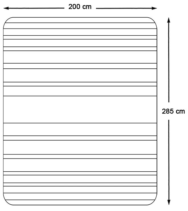 Patura de picnic, 2x2,85 m