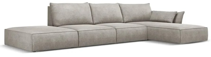Colțar gri deschis (pe partea dreaptă) Vanda – Mazzini Sofas