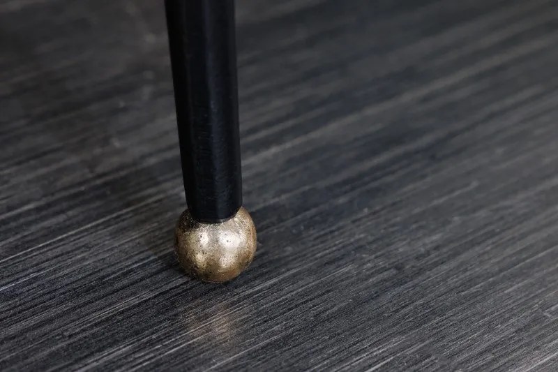 Masuta cu aspect deosebit Ginkgo Leafs 75cm, auriu