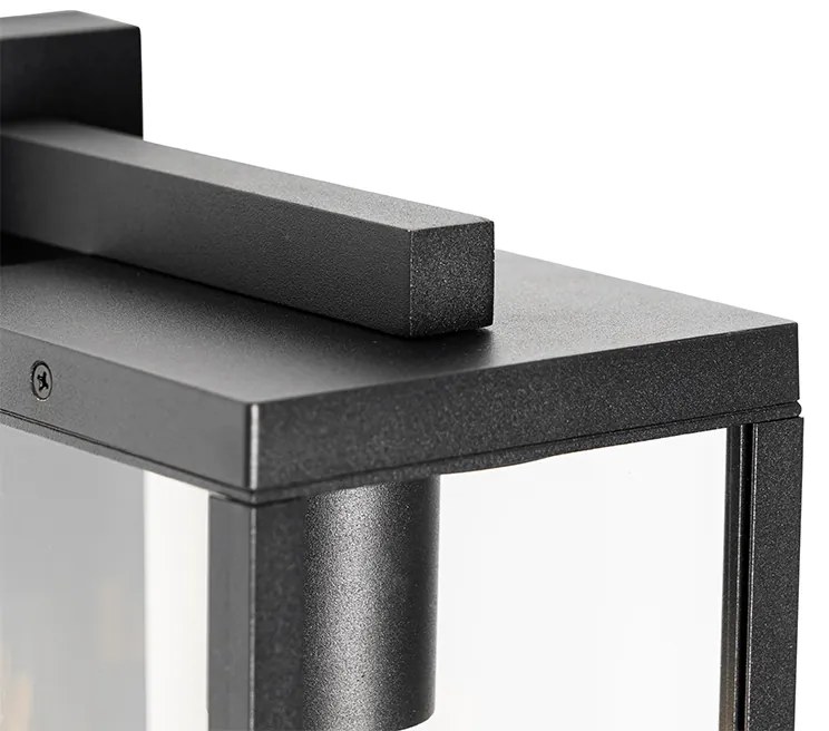 Lampa de perete exterioară industrială neagră IP44 - Charlois