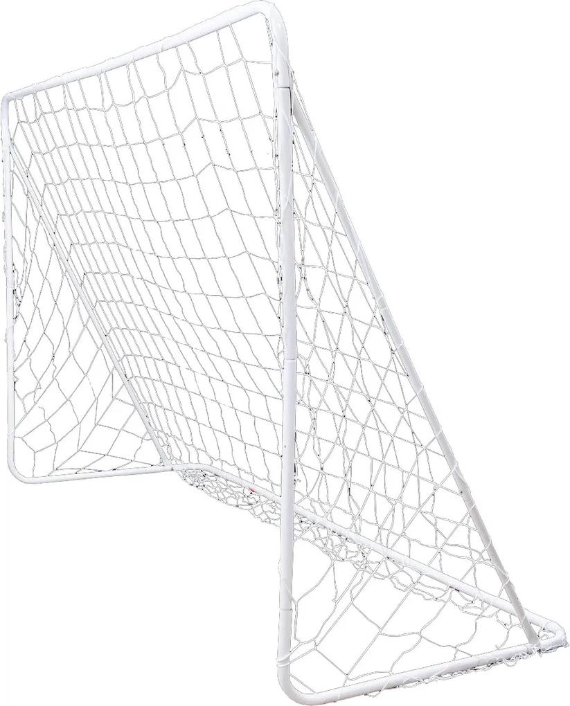 Poarta de fotbal din metal pentru copii, cu plasa, 240x150x90cm