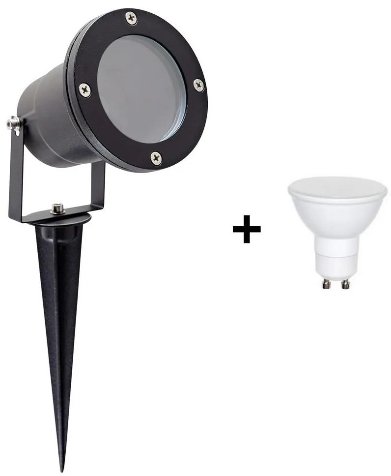 Corp de iluminat LED de exterior BLAKE 2 GU10/6W/230V IP65