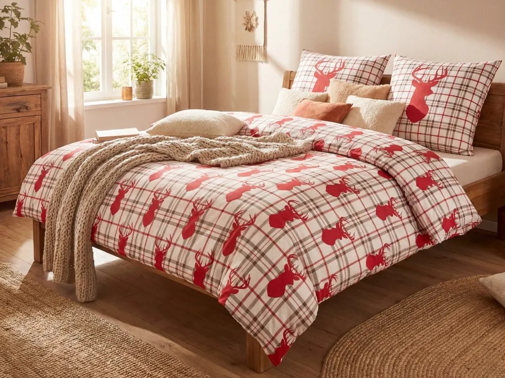 Lenjerie de pat din bumbac Renforce KITZBUHL modelata Dimensiune lenjerie de pat: 80 x 80 cm | 135 x 200 cm