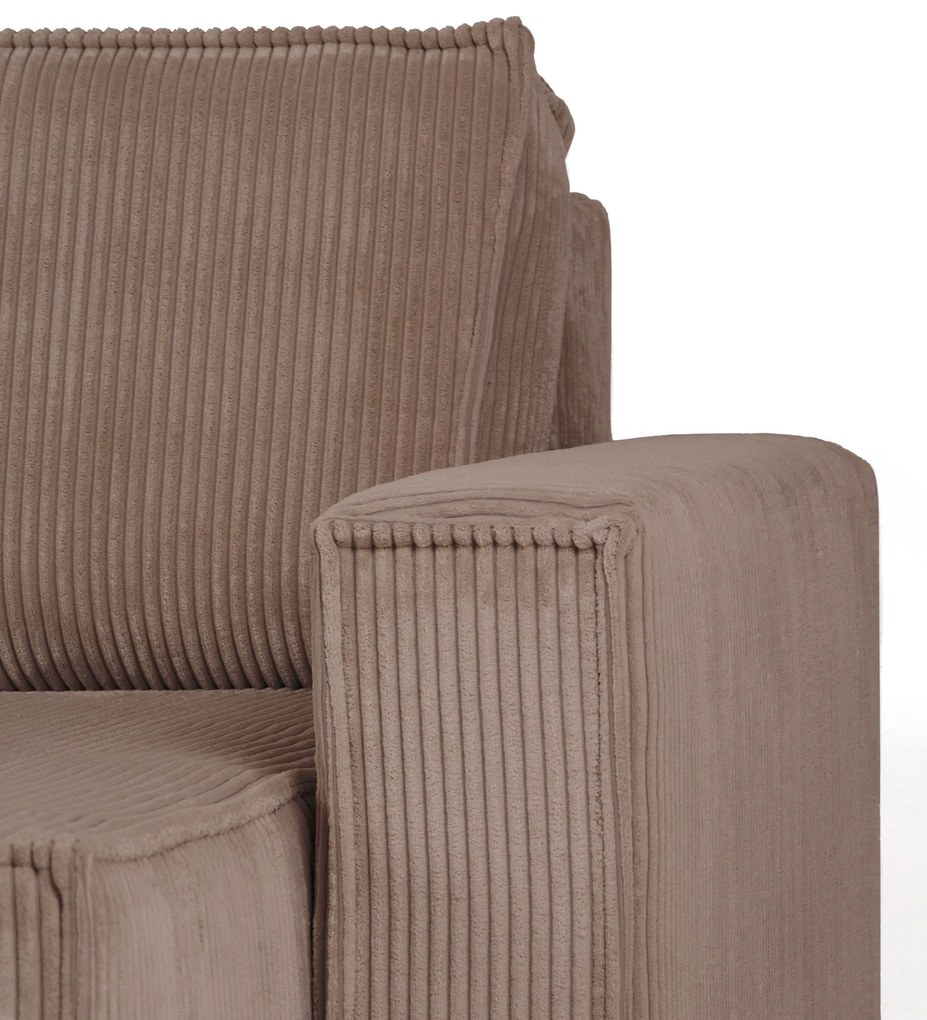 Canapea extensibila cu colt bilateral Culoare Maro, SMART